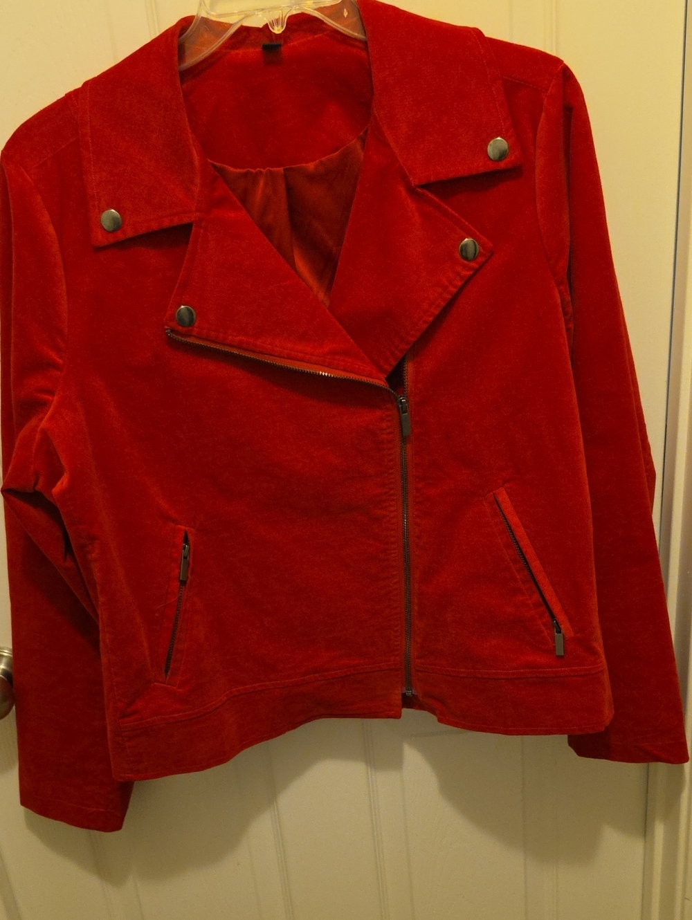 Torrid Velveteen Moto Jacket